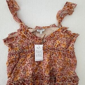 Patrons of Peace NEW Golden Sunset Mini Dress, Medium